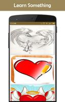How to draw love hearts اسکرین شاٹ 3