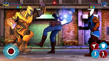 پوستر Grand Superhero Street Fighting - Thanos Revenge