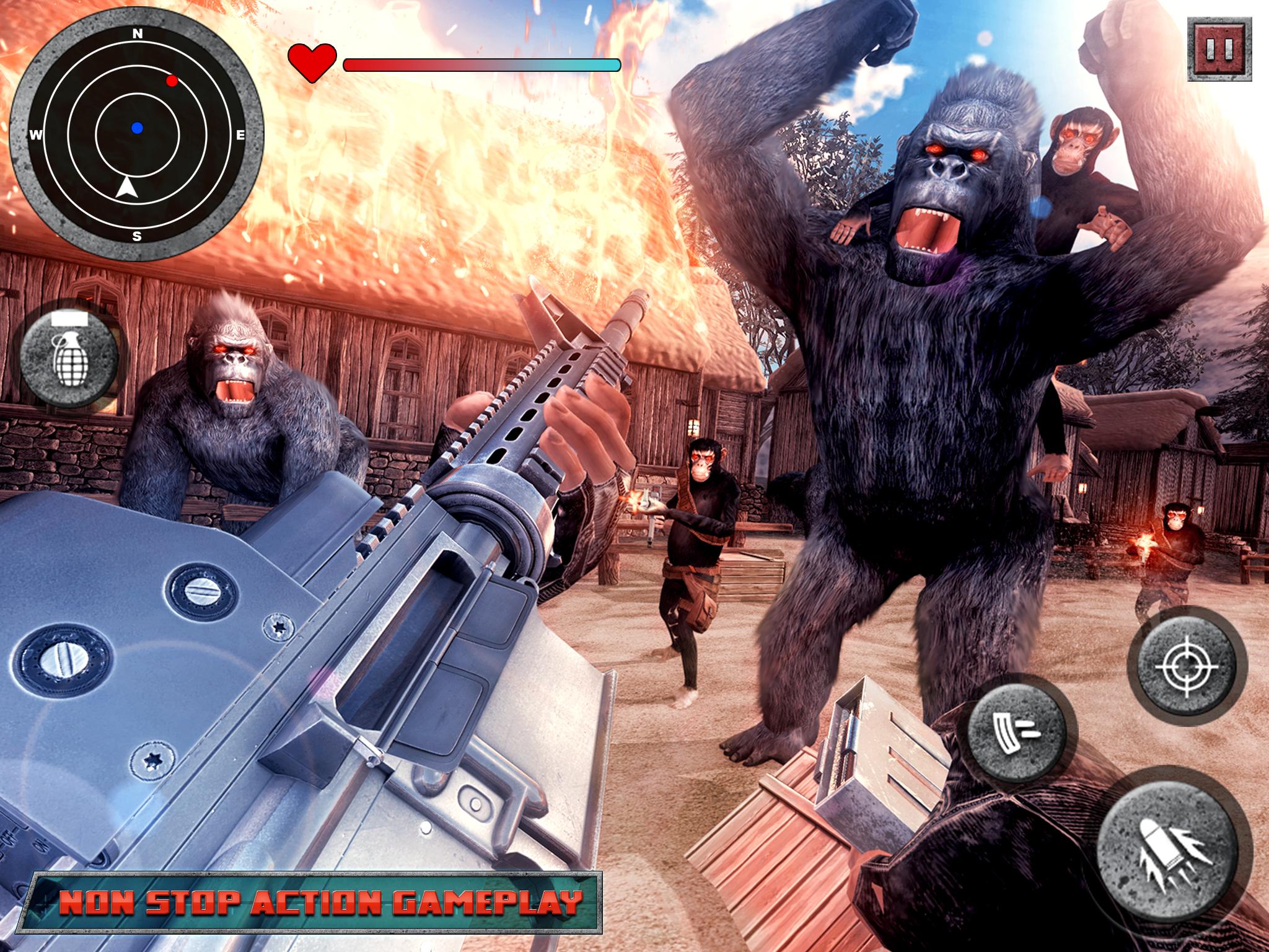 Apes Survival At War Of Bad Apes Jungle Survival For Android Apk