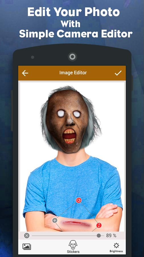 Granny Camera Editor Scary Grandmother Masks Face For Android Apk Download - roblox granny face