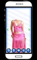 Women Night Dress Photo Maker Affiche