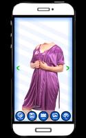 Women Night Dress Photo Maker capture d'écran 1