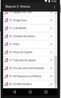 1 Schermata Letras de Maycon E Vinicius