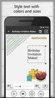 Birthday Invitation Maker captura de pantalla 3