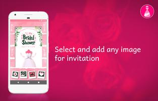 Bridal Shower Invitation Card  poster