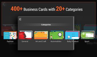 Business Card Maker captura de pantalla 1
