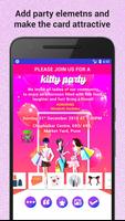 Kitty Party Invitation Maker ภาพหน้าจอ 2