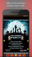 Halloween Party Invitation Car Screenshot 2