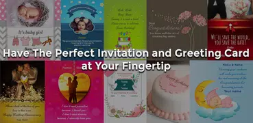 Party Invitations & Greeting Cards Maker