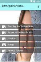 Born Again Christian Bible Poster