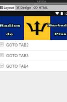 Radios de Barbados Plus Cartaz