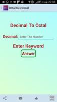 Octal To Decimal ภาพหน้าจอ 2
