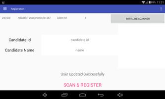 برنامه‌نما Biometric Attendance عکس از صفحه