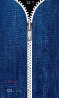 Jeans zipper lock screen , Best ziplock for boys Affiche