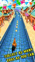 Angry Rooster Run - Animal Escape Subway Run 스크린샷 1