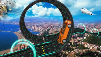 Extreme Tracks Racing Stunts :Ultimate Flying Cars capture d'écran 3