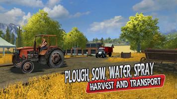 Real Tractor Farming & Harvesting 3D Sim 2017 imagem de tela 1