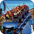 RollerCoaster Rush :Crazy Fastest Coaster Ride Sim آئیکن