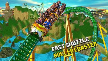 RollerCoaster Rush :Crazy Fastest Coaster Ride Sim اسکرین شاٹ 3