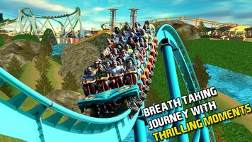 RollerCoaster Rush :Crazy Fastest Coaster Ride Sim پوسٹر