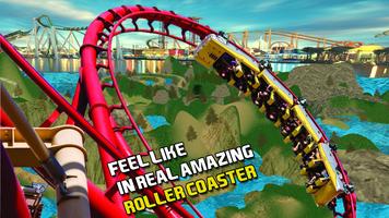 RollerCoaster Rush :Crazy Fastest Coaster Ride Sim اسکرین شاٹ 2