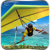 Real Hang Gliding Game 3D Air Stunts Sky Diving icon