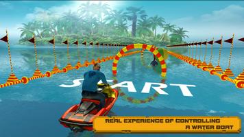 Water Power Boat Racing 3D: Jet Ski Speed Stunts پوسٹر