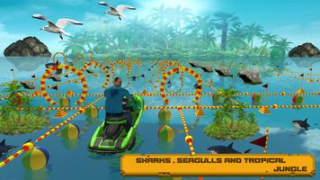 Water Power Boat Racing 3D: Jet Ski Speed Stunts Ekran Görüntüsü 3
