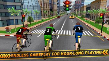 Traffic Bicycle Rider 3D Racer -City Cycling Craze পোস্টার