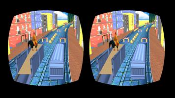 VR Subway Rooster Run: Бесконечная приключенческая скриншот 1