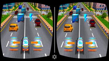 VR Highway TukTuk Traffic Racer : VR Rickshaw Game syot layar 2