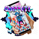 Colorful Cool Graffiti Gravity Theme APK