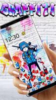 Colorful Cool Graffiti Gravity Theme captura de pantalla 2