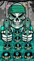 Graffiti Gangster Skull Theme تصوير الشاشة 2