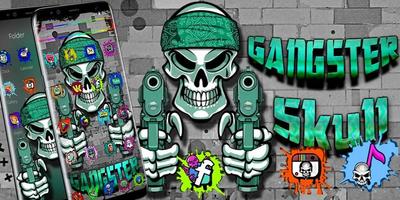 Graffiti Gangster Skull Theme تصوير الشاشة 3