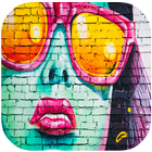 Graffiti 3d wallpaper-full Graffiti Drawings color 圖標