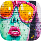 Graffiti 3d wallpaper-full Graffiti Drawings color icon