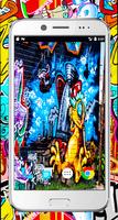 Graffiti 3d wallpaper-full Graffiti Drawings color capture d'écran 1