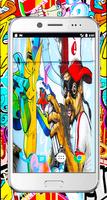 Graffiti 3d wallpaper-full Graffiti Drawings color ภาพหน้าจอ 2