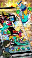 Graffiti Wall Spray Crocodile Theme screenshot 1