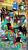 Graffiti Wall Spray Crocodile Theme screenshot 2