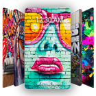 Graffiti Tapeten QHD Schloss Bildschirm frei Zeichen