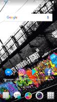 Graffiti Tapeten QHD Schloss Bildschirm frei Plakat