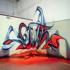 3D-Graffiti-Galerie Zeichen
