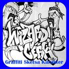 graffiti sketch character icon