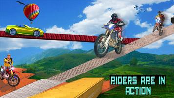 Bike Stunt Impossible Tracks: Tricky Wheels Racer capture d'écran 2