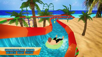 Water Slide Adventure Park 3D Affiche