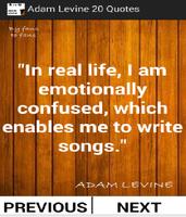 Adam Levine Best 20 Quotes capture d'écran 1