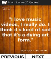 Adam Levine Best 20 Quotes capture d'écran 2