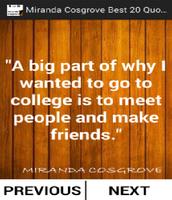 Miranda Cosgrove Best 20 Quotes screenshot 1